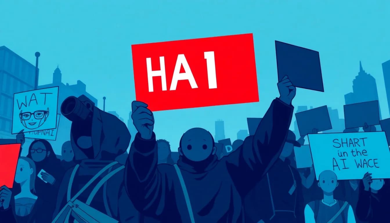 Protesters Demand Halt to AI Development at OpenAI, Anthropic, and Google DeepMind