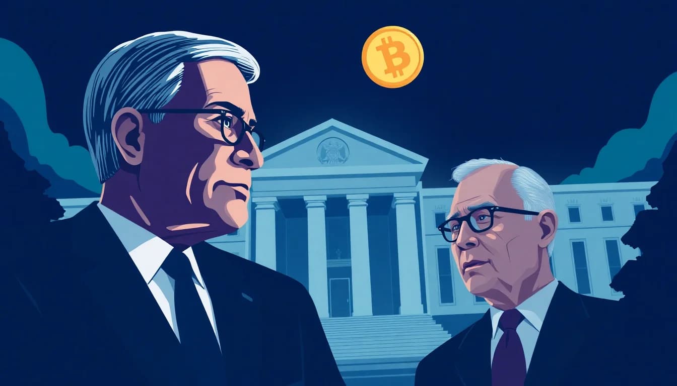 Powell Endorses Fed's Stablecoin Regulations, Warsh Abstains