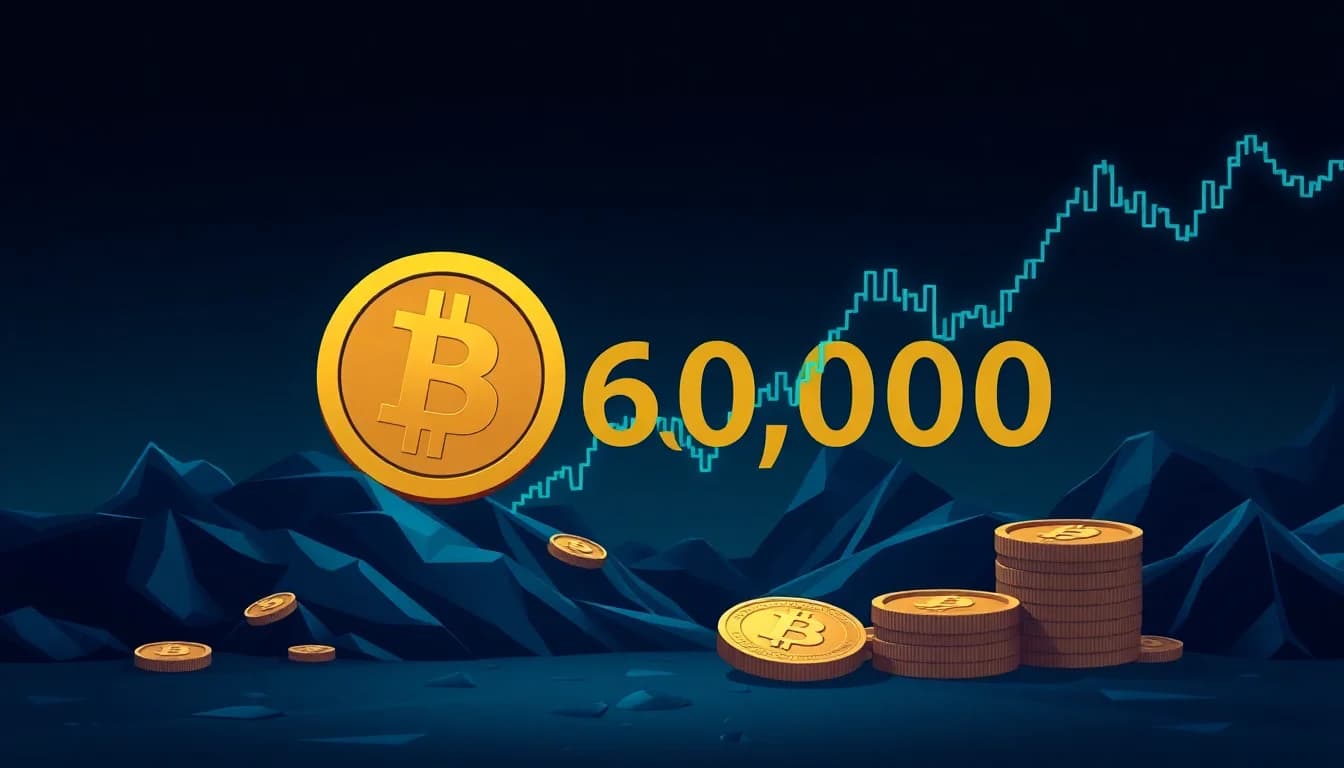 Bitcoin Drops Below $62,000