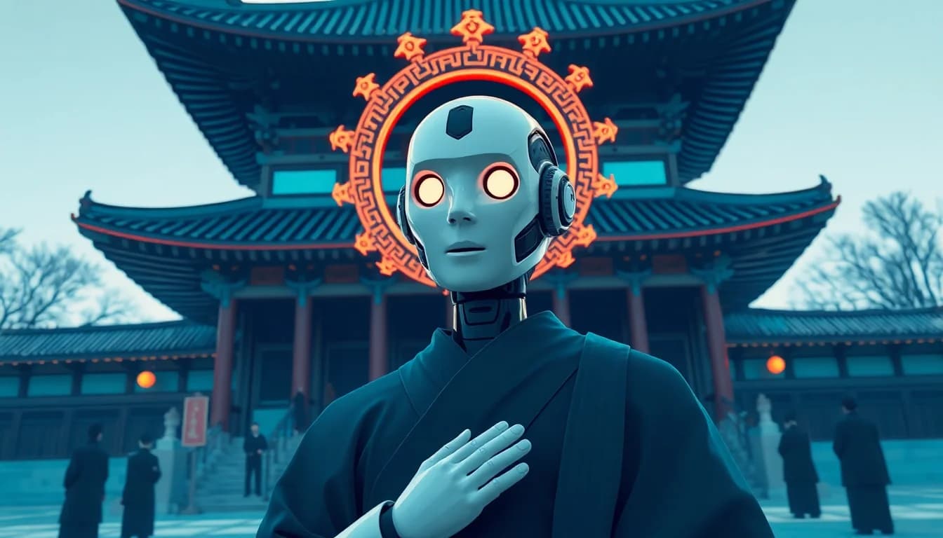 Robot Ordained as Monk in Seoul's Buddhist Ceremony