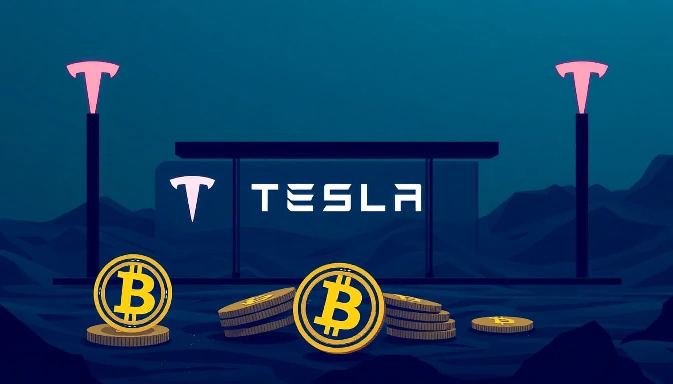 Tesla Maintains Bitcoin Holdings, Reports $112 Million Loss