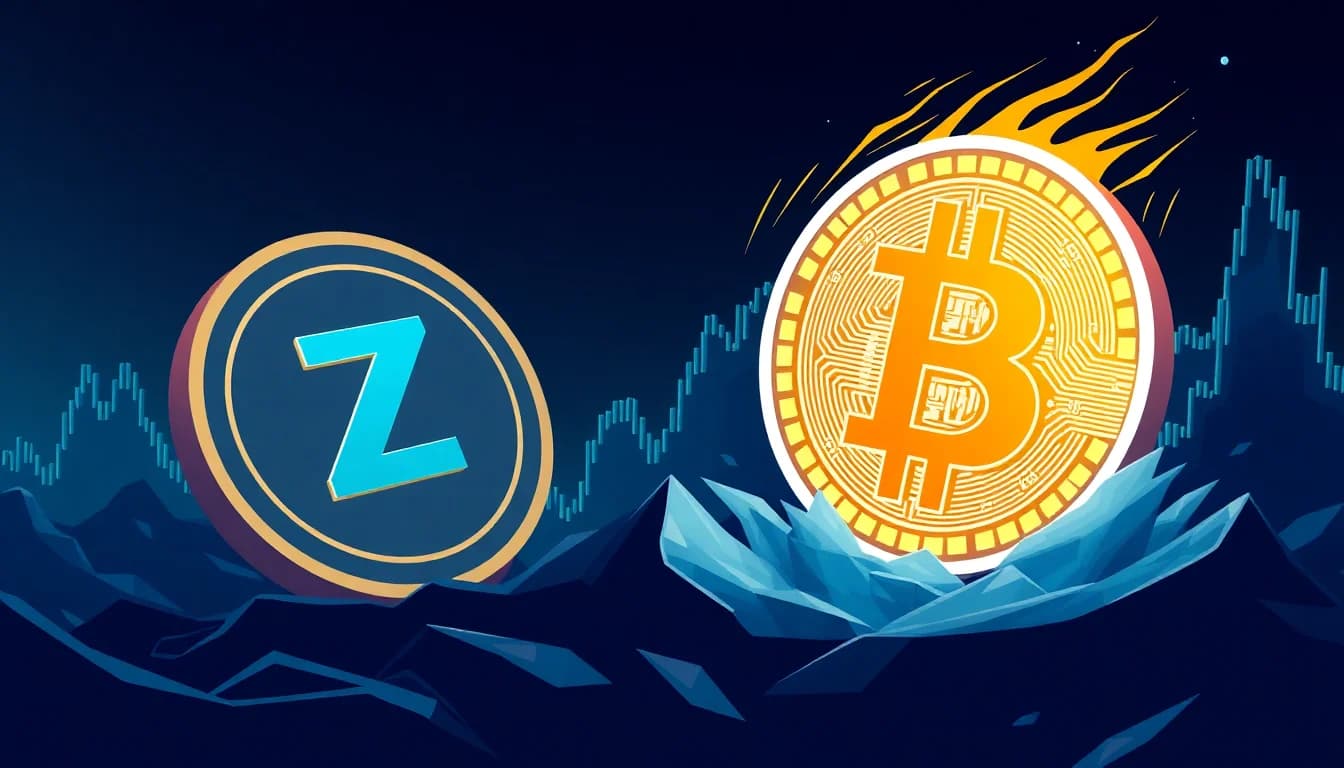 Bitcoin Faces Market Challenges While Zcash Shows Signs of Recovery