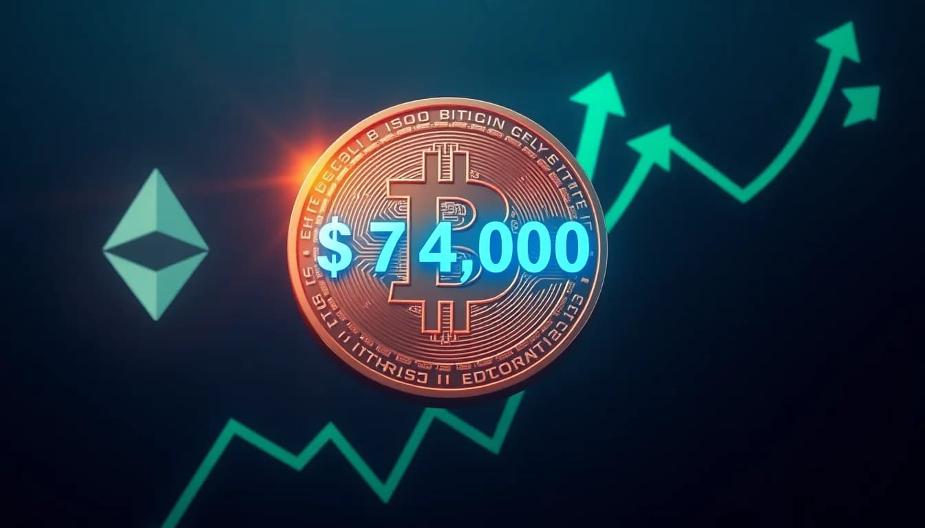 Bitcoin Surpasses $74,000 Mark