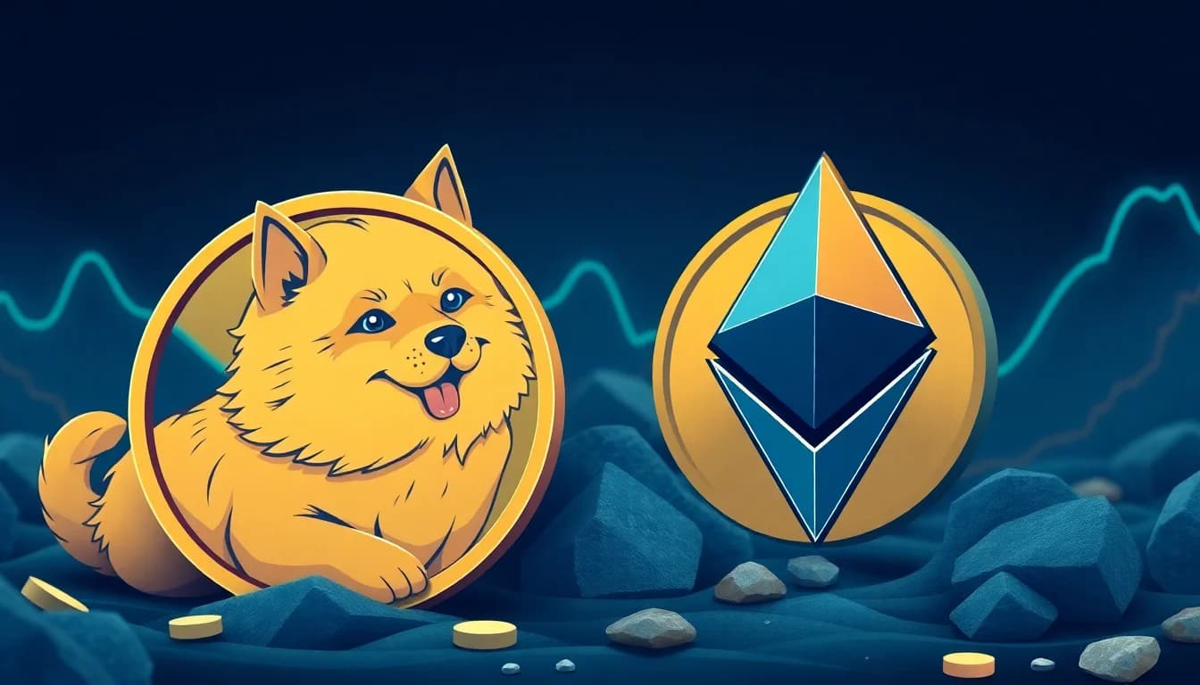 Dogecoin and Ether Lead Market Retreat Amid Tech Earnings Review