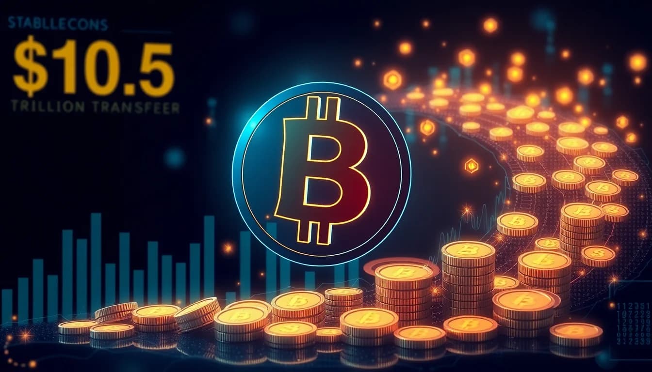 Stablecoin Transfers Reach $10.5 Trillion