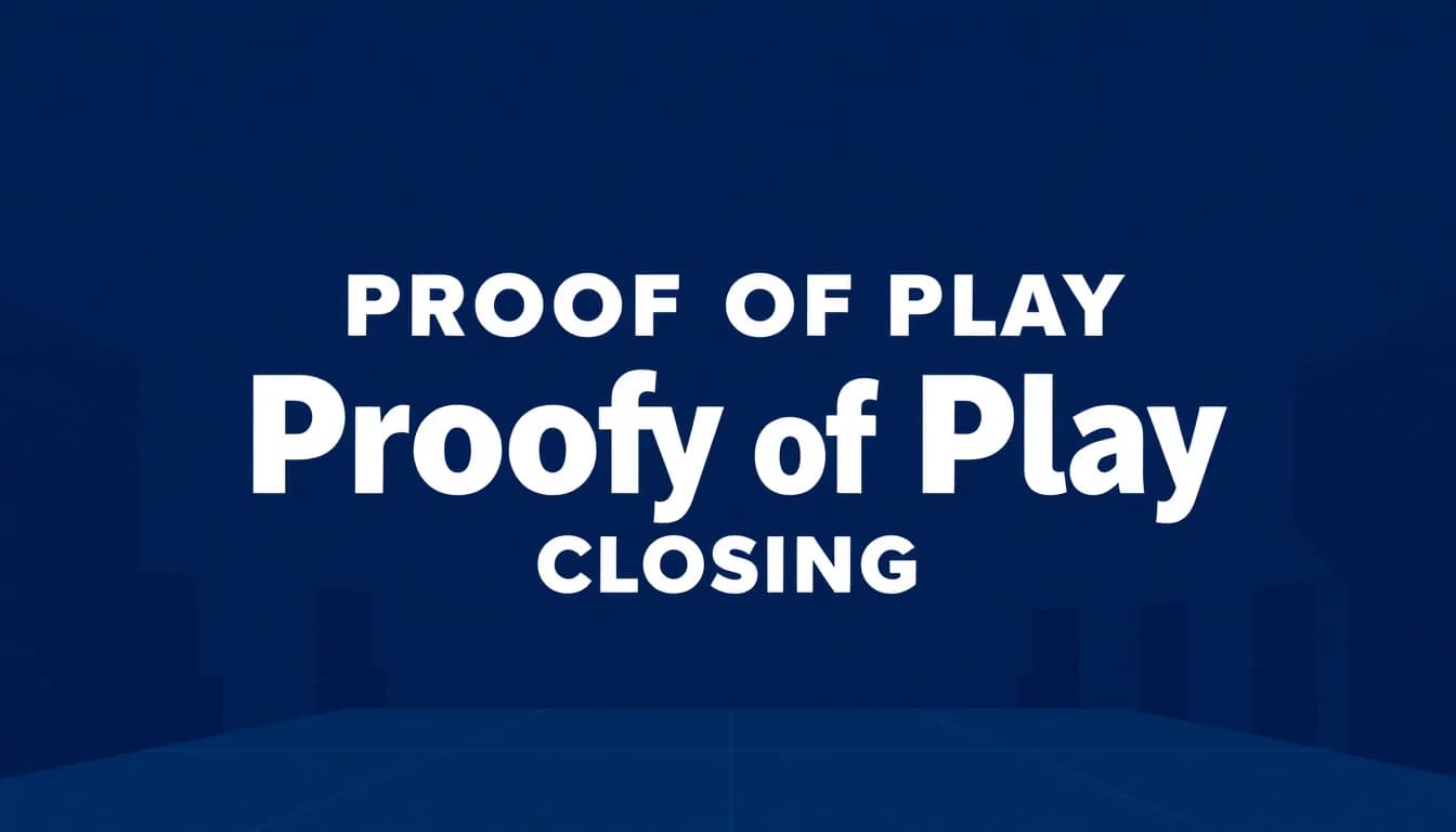 Proof of Play Studio Announces Closure