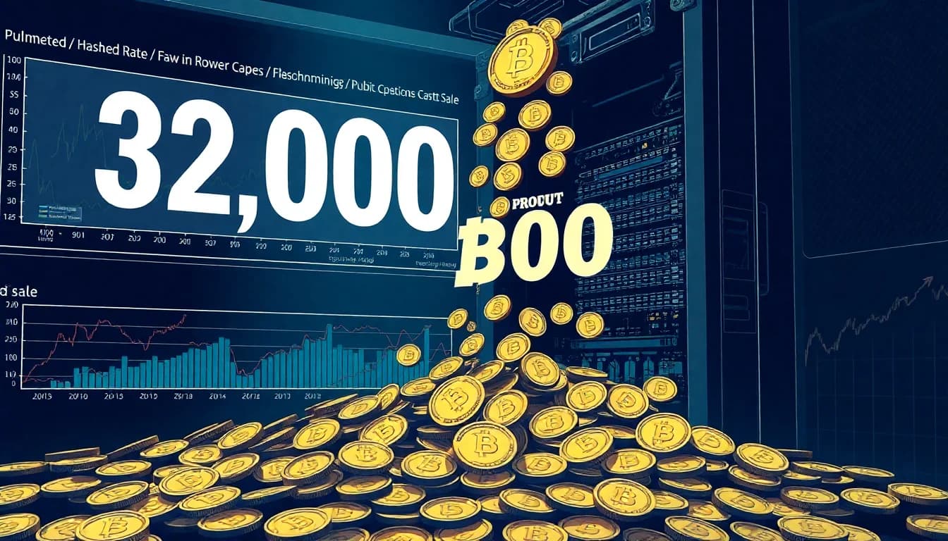 Public Miners Sold a Record 32,000 BTC in One Quarter