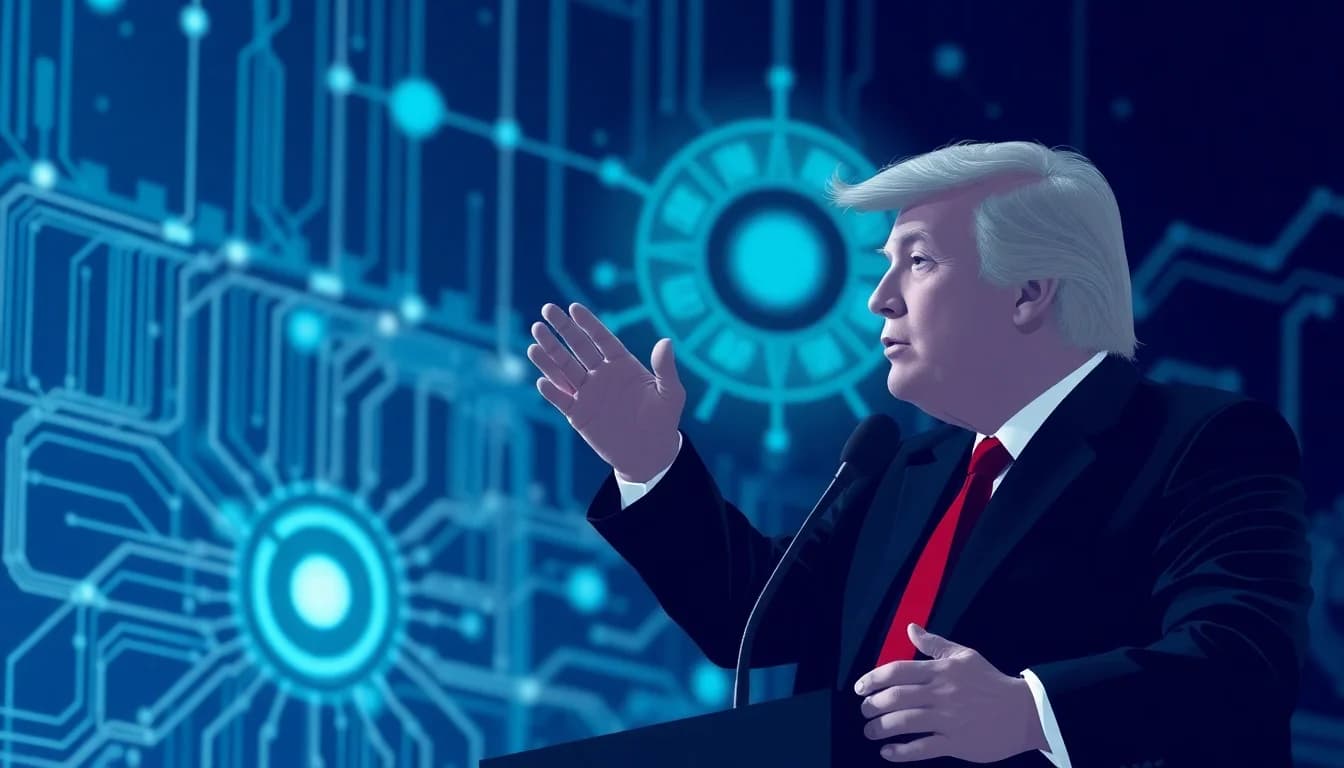 Trump Claims AI Could Outshine the Internet, Advocates for Light Regulation