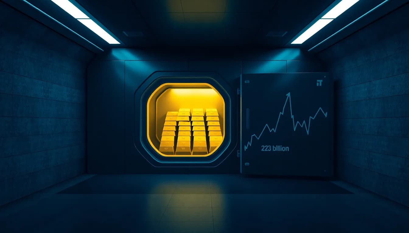 Tether Accumulates $23 Billion in Gold in Swiss Nuclear Bunker