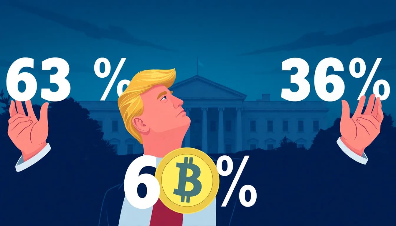 Poll: 63% of Americans Disapprove of Trump's Cryptocurrency Profits
