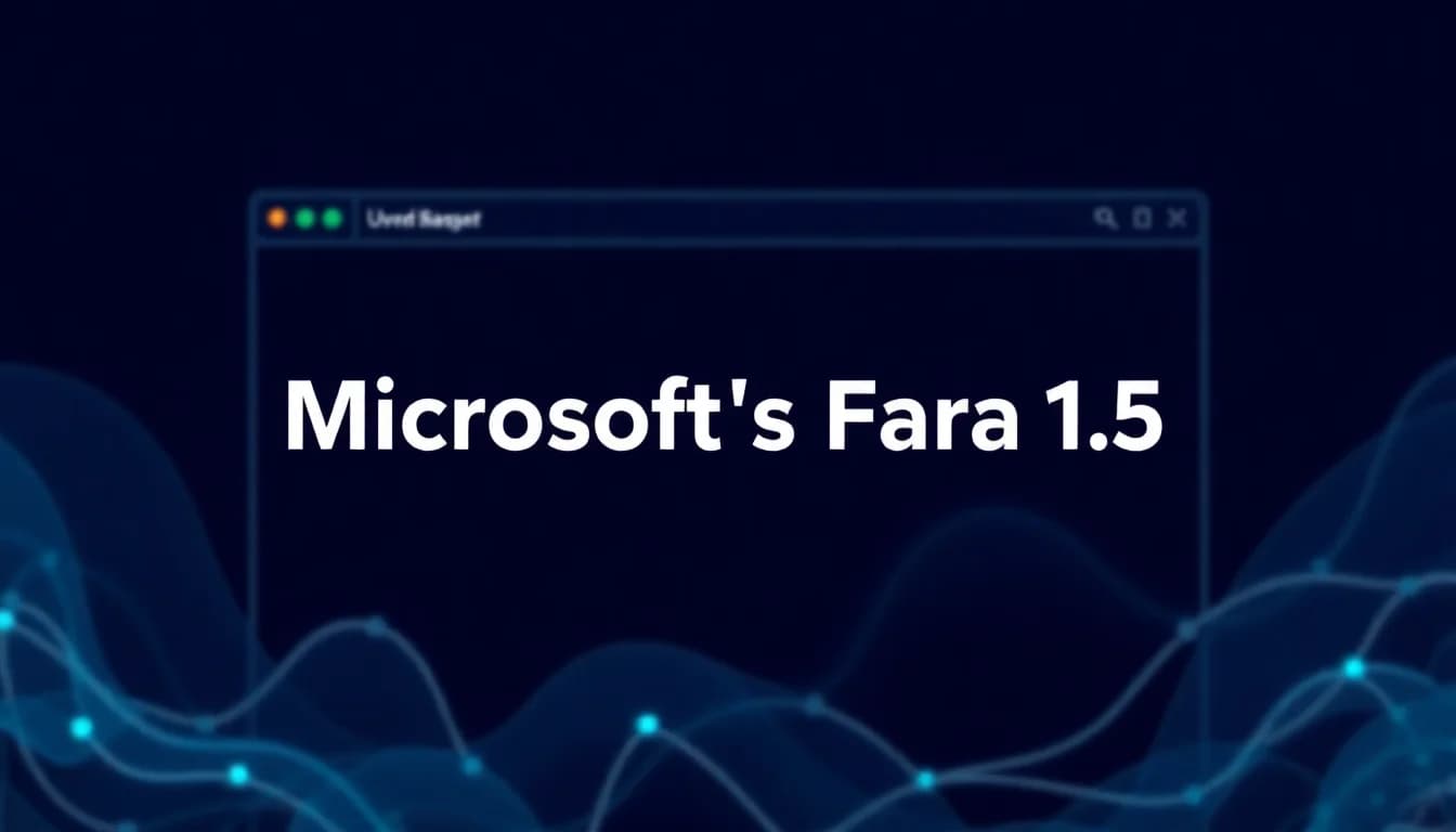 Microsoft's Fara1.5 AI Outperforms OpenAI and Google in Browsing Tasks