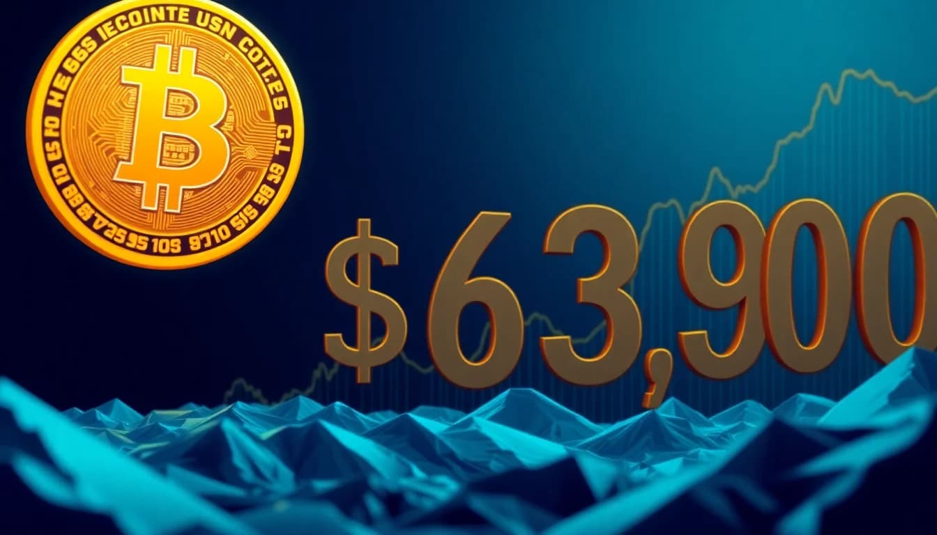 Bitcoin Hits $63,900 Before Pulling Back as New Week Starts