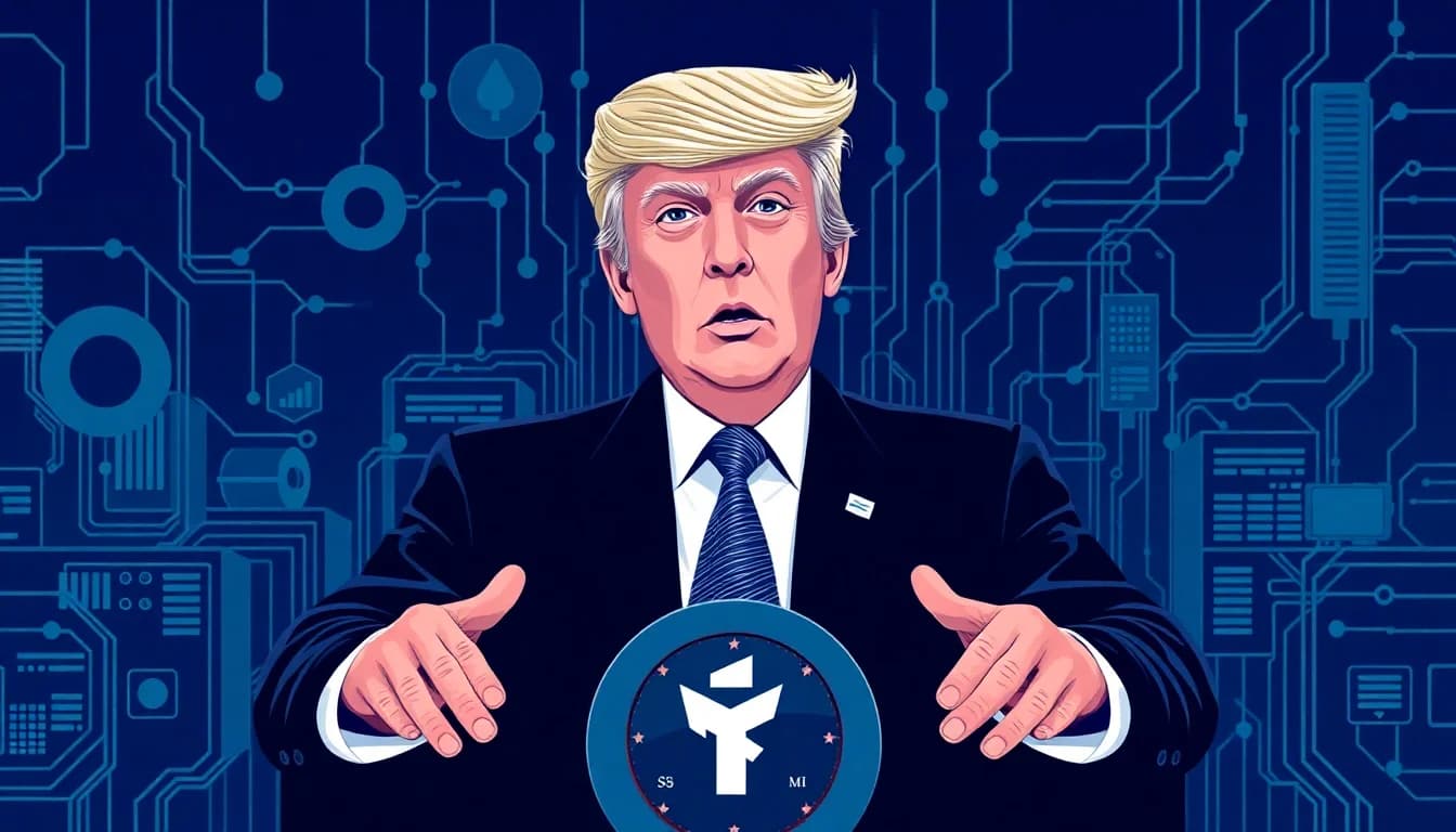 Trump Claims Only He Can Regulate AI, Critiques Anthropic's CEO