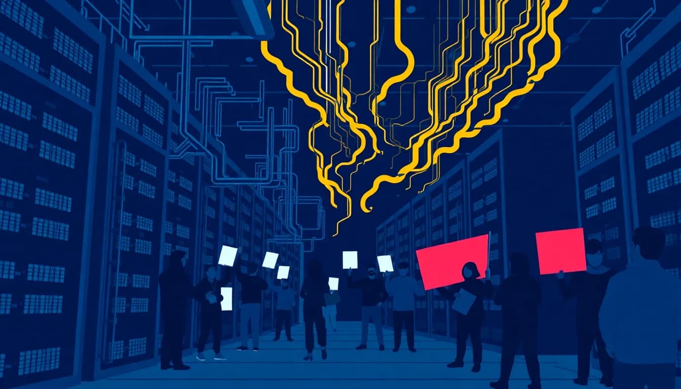 Protests Against AI Data Centers Lead to 37 Arrests in the U.S.