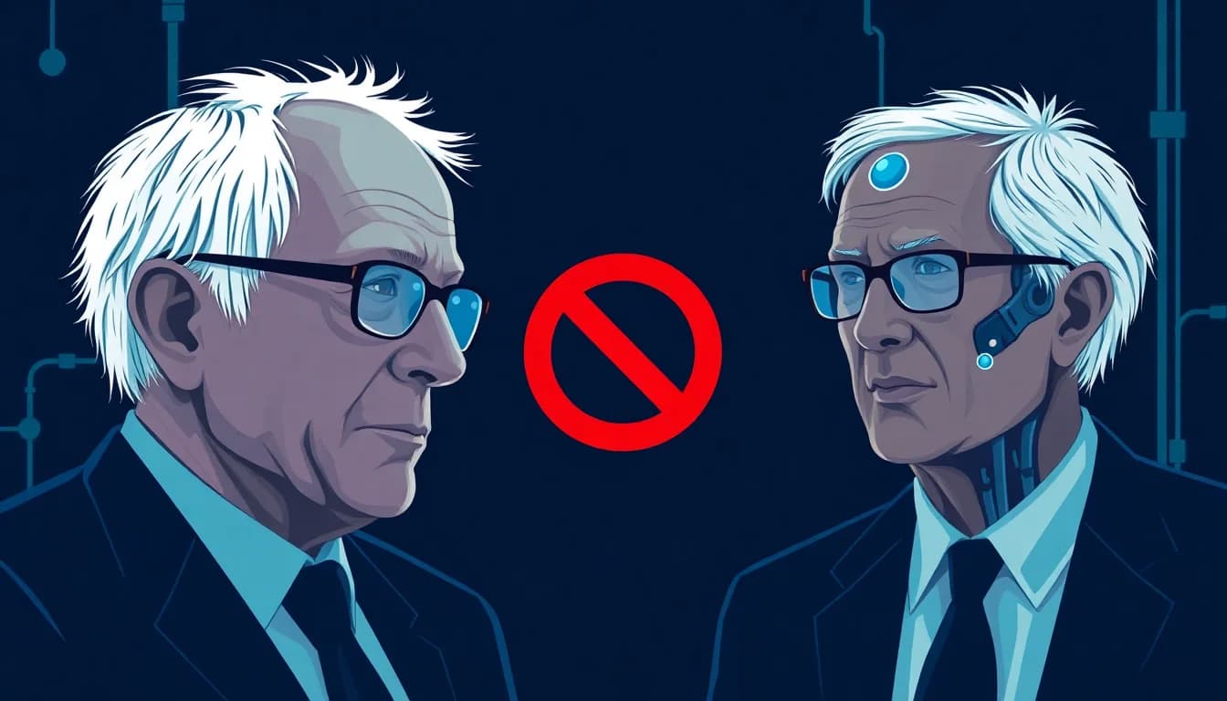 Bernie Sanders Proposes Legislation to Ban Advanced AI Development