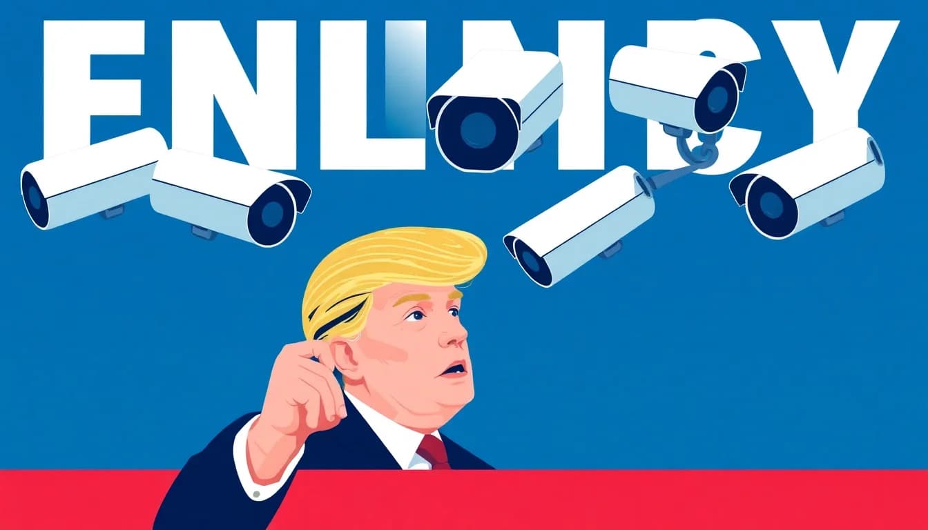 Trump Expresses Support for Flock Surveillance Cameras Amid Opposition
