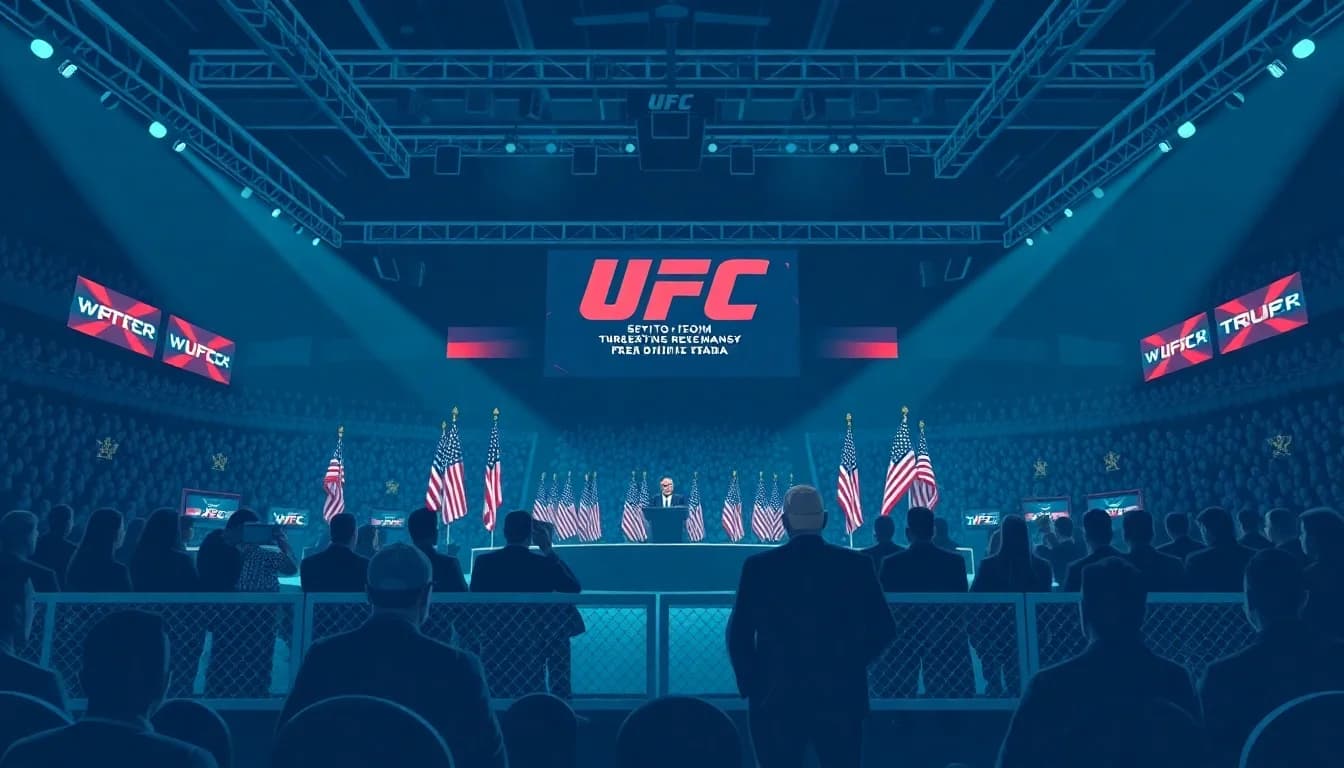 Crypto Firms Seize Marketing Opportunity at Trump's UFC Event