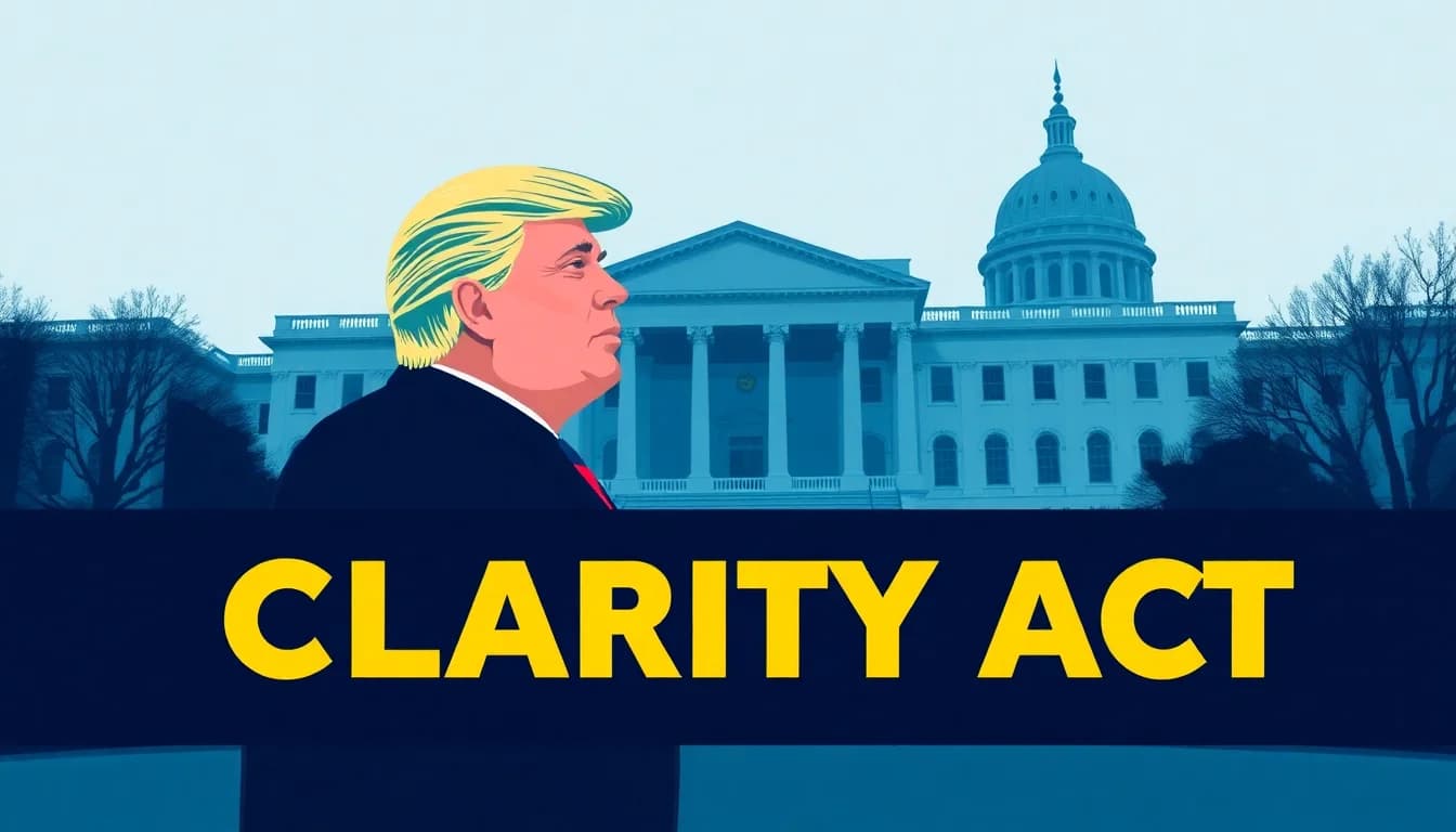 Trump Calls on Congress to Pass CLARITY Act Amid Senate Caution