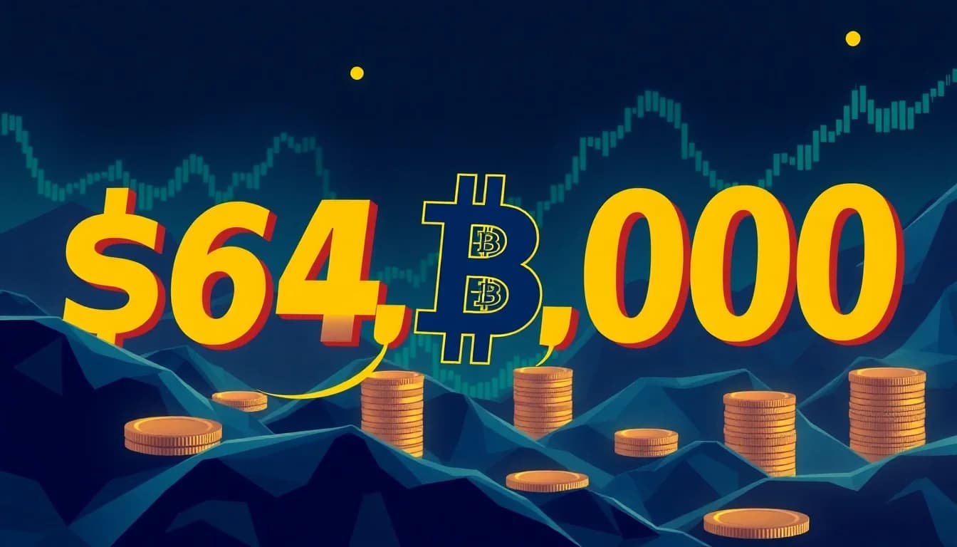 Bitcoin Holds Steady at $64,000 as Rising Yields and Oil Prices Weigh on Stocks